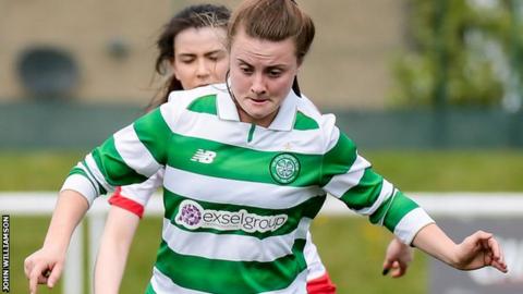 Celtic midfielder Kirsty Howat