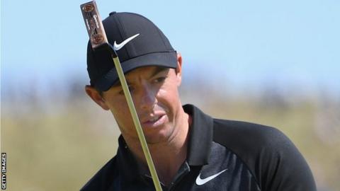 It was another day of putter problems for world number eight McIlroy on the Donegal links