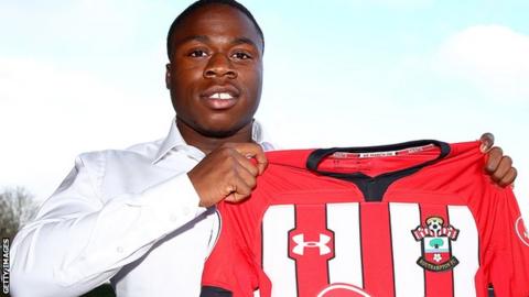 Southampton striker Michael Obafemi
