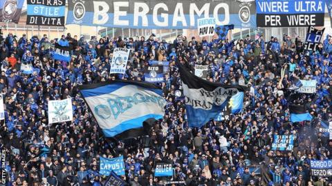 Atalanta fans