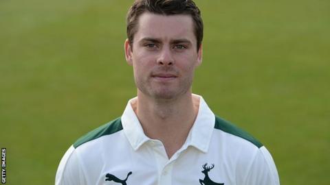 Nottinghamshire half-centurion Jake Libby