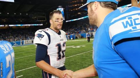 Tom Brady after Patriots lose to Lions