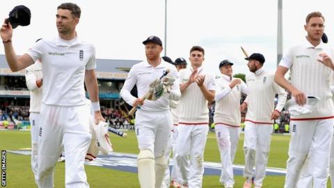 England celebrate
