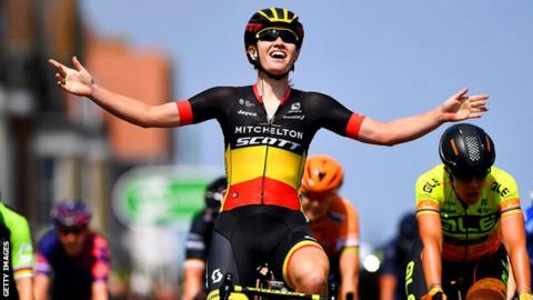 Belgian rider Jolien D'Hoore