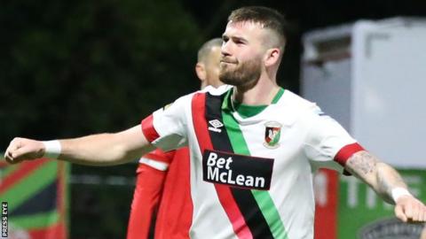 McClean has impressed since joining Glentoran in the summer