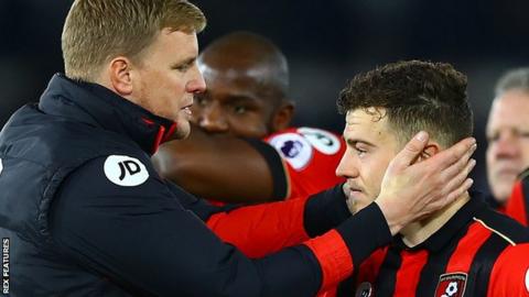 Eddie Howe and Ryan Fraser