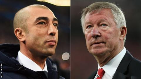 Roberto Di Matteo and Sir Alex Ferguson