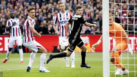 Treble Chasing Ajax Win Dutch Cup Final With 4 0 Win Over Willem