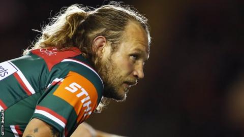 Leicester scrum-half Sam Harrison