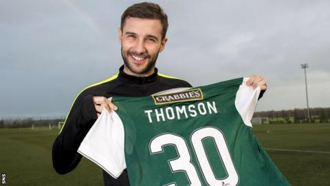 Hibernian player-coach Kevin Thomson