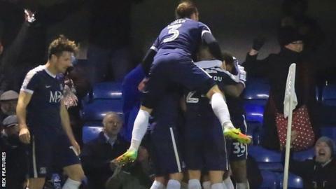 Simon Cox's late winner was his ninth goal of the season for Southend United