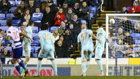 John Swift scores for Reading