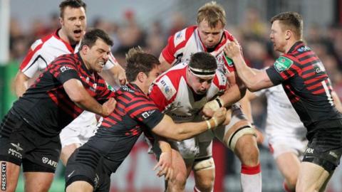 Saracens inflicted a rare home defeat for Ulster in the 2014 quarter-final