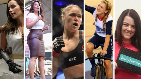 Rebekah Marine, Ashley Graham, Ronda Rousey, Laura Trott, Annika McDonald
