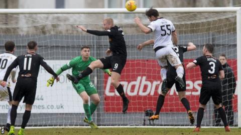 Craig Barr rises to head Dumbarton's winner
