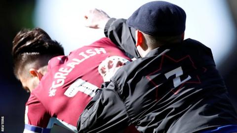 Jack Grealish Attacked By Spectator In Birmingham V Aston