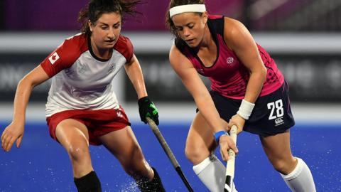 Scotland v Canada in women's hockey