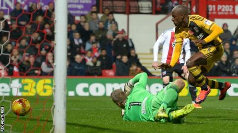 Sone Aluko scores for Fulham