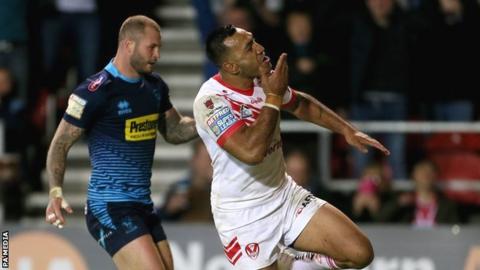 Zeb Taia celebrates