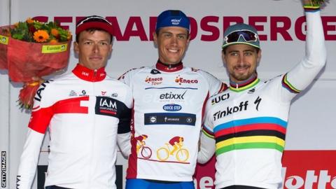 Oliver Naesen, Niki Terpstra and Peter Sagan