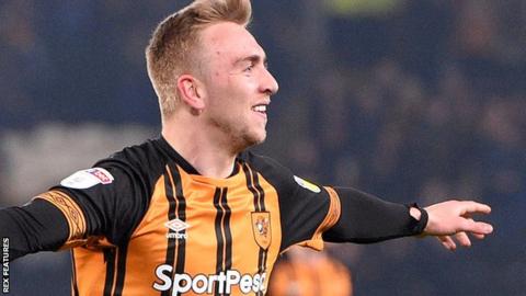 Jarrod Bowen in action for Hull City