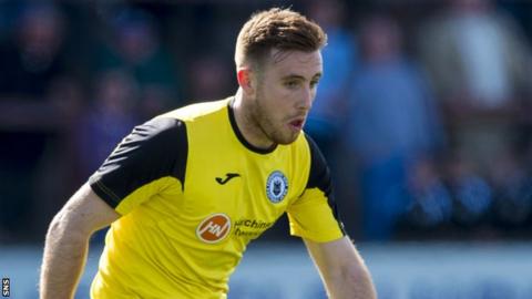 Edinburgh City striker Ross Allum