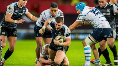 Scott Williams is in is his second season at Ospreys after joining from Scarlets