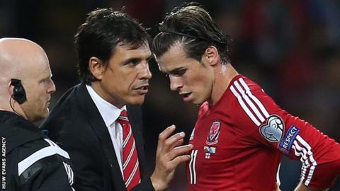 Chris Coleman and Gareth Bale