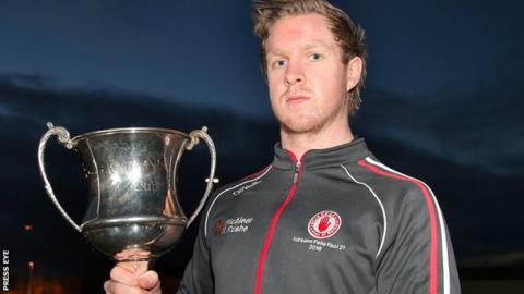 Tyrone Under-U21 captain Frank Burns is bidding to help the county retain their Ulster and All-Ireland crowns