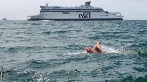 Andrew Rees on his journey between crossing the Channel