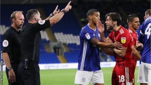 Harry Arter is sent-off