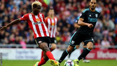 Ndong has 18 caps for Gabon and has played 10 times for Sunderland this season
