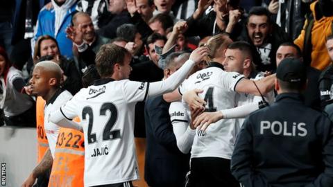 Basaksehir Lose Istanbul Derby To Besiktas Bbc Sport