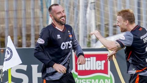 Boyd celebrates his first goal of the season