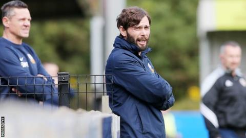 Gary Hamilton saw his Glenavon side beaten by Annagh