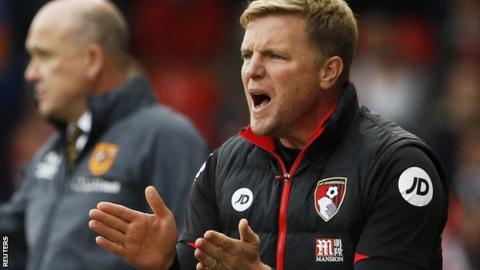 Bournemouth manager Eddie Howe