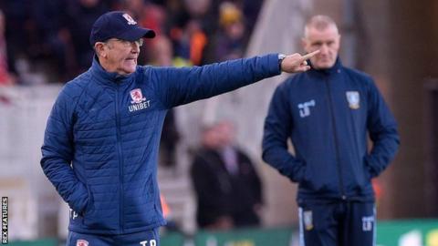 Middlesbrough boss Tony Pulis