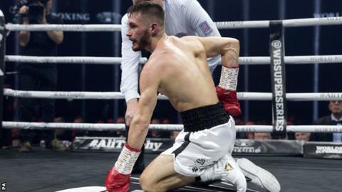 Ryan Burnett drops to canvas
