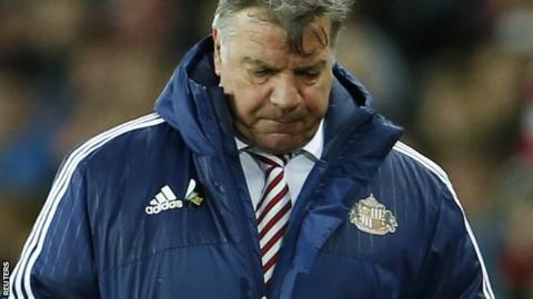 Sunderland manager Sam Allardyce