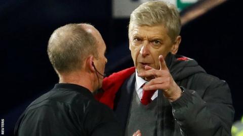 Image result for Wenger gets 3-match touchline ban for abusive behaviour