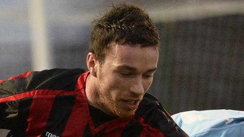 Eamon McAllister during his stint at Crusaders