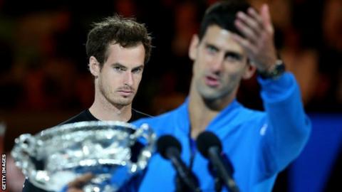 Novak Djokovic and Andy Murray
