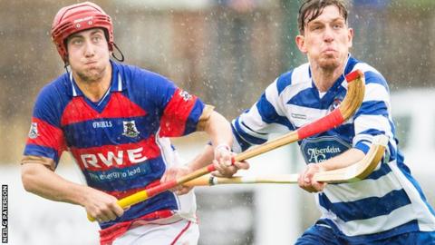 Kingussie against Newtonmore