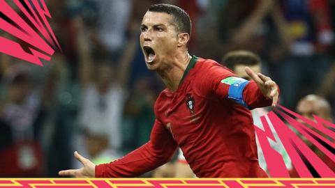 Ronaldo celebrates