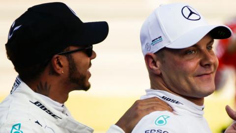 hamilton and bottas