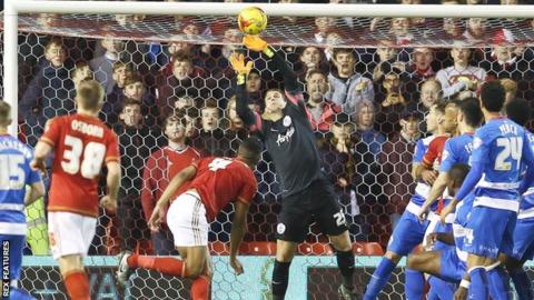 Michael Mancienne goes close for Forest