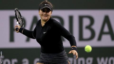 Teenage tennis star Bianca Andreescu