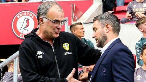 Marcelo Bielsa and Lee Johnson