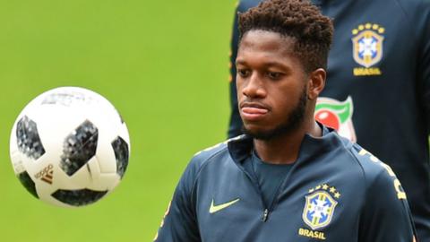 Brazil midfielder Fred