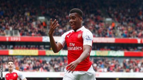 Arsenal's Alex Iwobi
